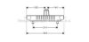 AVA QUALITY COOLING PE3284 Oil Cooler, engine oil